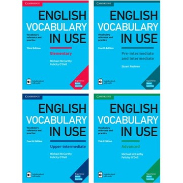 【英式英語版】暢銷 in Use (初級/中級/中高級/高級)字彙書 English Vocabulary Elementary/Pre-intermediate/Upper-Intermediate/Advanced<華通書坊/姆斯>