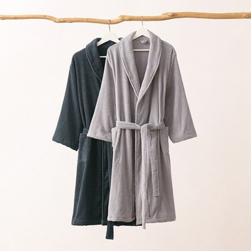 純棉毛巾料秋冬加肥浴袍浴衣家居服睡袍中厚款吸水男女情侶款純棉毛巾料秋冬加肥浴袍浴衣家居服睡袍中厚款吸水男女情侶款