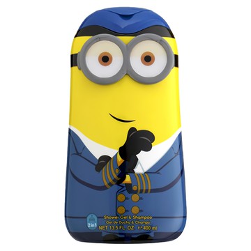 AIR-VAL 2合1沐浴洗髮精小小兵  400ml  1瓶