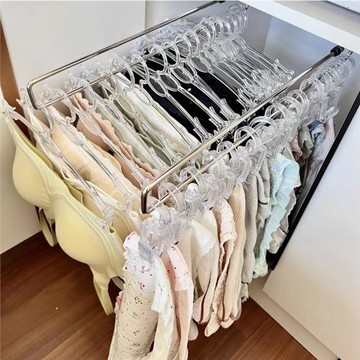 衣柜內衣內褲收納神器懶人收納掛架免打孔可抽拉柜子文胸家用收納