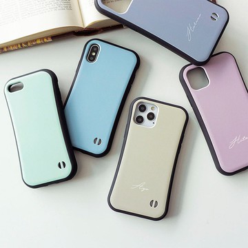 iPhone 限量版智能手機保護殼 握把保護殼 [暗色名稱] 啞光顏色 Nuance 顏色 S Line 保護殼 iPhone PM02U