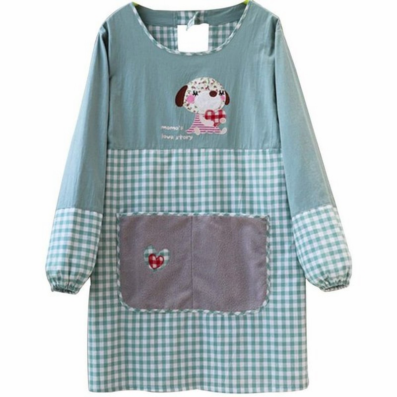 Bole Kk 割烹着 女性用 スモック エプロン かっぽう着 保育士 エプロン 長袖 おしゃれ ガーデニング 可愛い 幼稚園 保育園 防水 ロング 通販 Lineポイント最大0 5 Get Lineショッピング