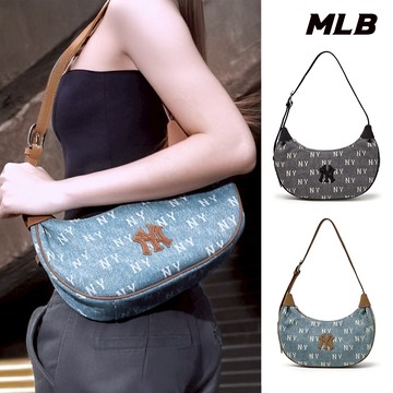 MLB 腋下包 肩背包 Monogram系列 紐約洋基隊 (3ABQMV55N-兩款任選)【官方旗艦店】
