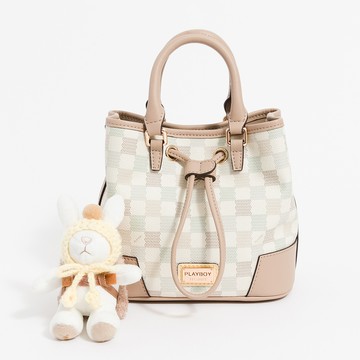 PLAYBOY-水桶包 Wool & Whimsy系列 -卡其色(552-5007-26-6)