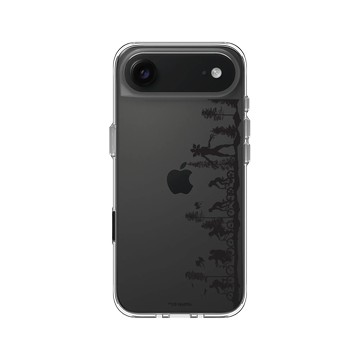 iPhone Air Clear Case（相機按鈕） 透明 - Stranger Things - 森林搜索