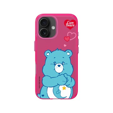 iPhone 16 Clear 粉漾桃 - Care Bears - Bedtime Bear