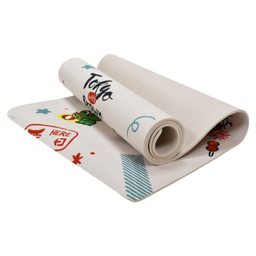 Tumaz 月熊 LINE FRIENDS 麂皮TPE瑜珈墊  東京慶典 白色  1個  183 x 61 x 0.6cm