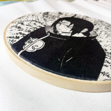 客製化單色滿版手工刺繡畫 6-10吋 紀念禮物 生日禮物情人節禮物