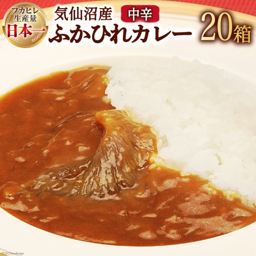 気仙沼産 ふかひれカレー 180g×20箱   気仙沼市物産振興協会   宮城県 気仙沼市 [20560137] カレー レトルト かれー 食品