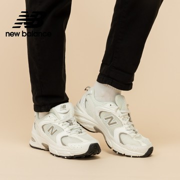 【New Balance】 NB 復古鞋_中性_白褐色_U530CSB-D楦 530