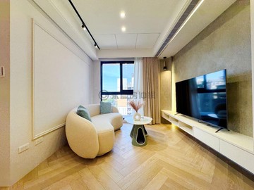 西屯｜水湳經貿｜遠雄純寓奶油風三房雙平車｜台中市西屯區逢大路