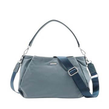 FIRANO-BLUE 銀鐵牌輕量尼龍手提/斜背兩用包(霧藍色)