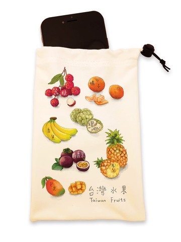 擦拭萬用袋 手繪水果 ll 手機袋