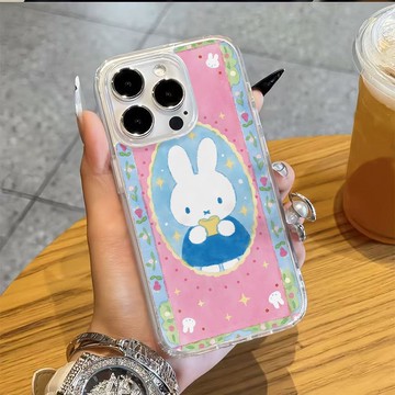 免運+隔日🚚Magsafe磁吸手機殼 米菲下午茶 蘋果17promax 16 15plus 14 13 12 11防摔