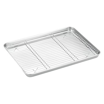 Homes 多用途方形托盤 2件組  26.5cm  托盤 + 層架  1組