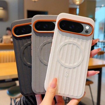 輕奢 商務 磁吸殼 谷歌 Pixel 11 10Pro 9A 9 10 9ProXL 10A 防摔 手機殼 瓦楞 保護套