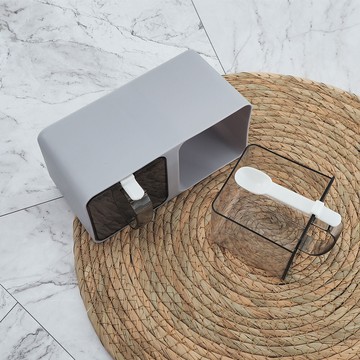 一品川流ibonjour無痕壁貼二格調味盒