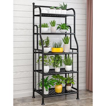 花架子鐵藝客廳室內陽臺階梯落地式多層花架置物架現代簡約花盆架