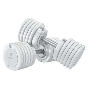 BYZOOM FITNESS PURE SERIES 25KG(55LB) 15段重量 可調式啞鈴 白/黑二色 雙入 核心訓練