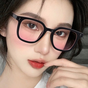 年度最新網紅款潮流行氛圍感腮红女漸變色時尚太陽眼鏡74001