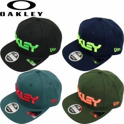 ニューエラ　オークリー ビッグロゴ　ブラック OAKLEY オークリー ベースボールキャップ 帽子 ニューエラ New