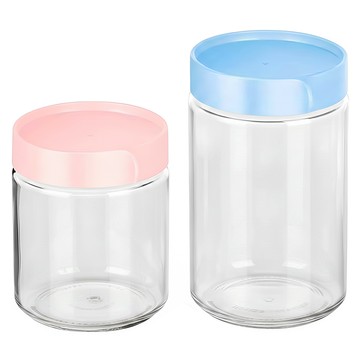 Delicious 咪兔 多功能玻璃儲物罐2件組 MT-3590 600ml + 400ml  1組
