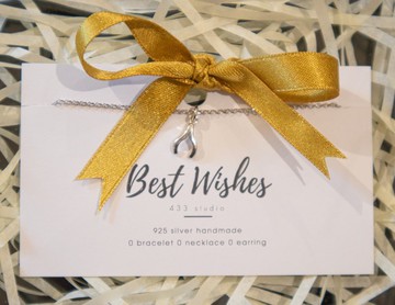 925 SILVER WISHBONE - 頸鏈