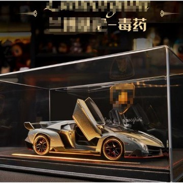 蘭博毒藥汽車模型玩具擺件合金仿真跑車模情人節禮物抖音跨境代發