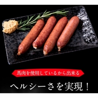 馬肉100%ソーセージ 2kg (500g×4袋) 《1-5営業日以内に順次出荷(土日祝除く)》 肉 馬肉 ソーセージ 2kg 熊本県長洲町