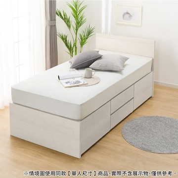 ◎雙人床座 床架 N-ZIO-F BOX WW NITORI宜得利家居