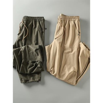 秋季新品戶外機能風立體裁剪男士傘兵褲高街潮流工裝休閑褲長褲