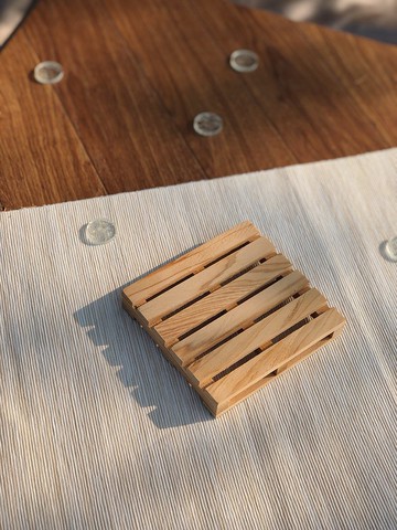 迷你小棧板杯墊 /植栽架