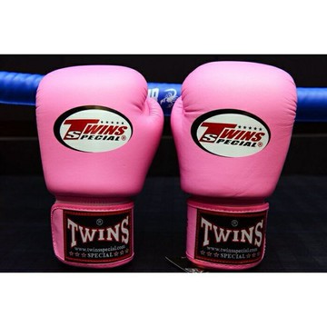 『VENUM旗艦館』16oz 泰拳黑色手工真皮拳擊手套～拳擊名牌TWINS 拳擊手套～TWINS真皮拳套 粉紅