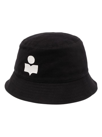 MARANT - logo-embroidered bucket hat - men - Cotton/Cotton - 59 - Black