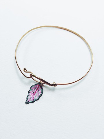 手繪手環 - 葉子