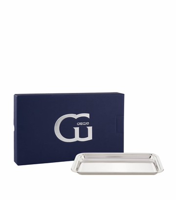 Greggio Silver Plated Georgian Rectangular Tray