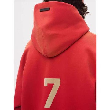 FOG第七季主線冬裝7字母植絨連帽衛衣高街重磅街頭潮流加絨帽衫男