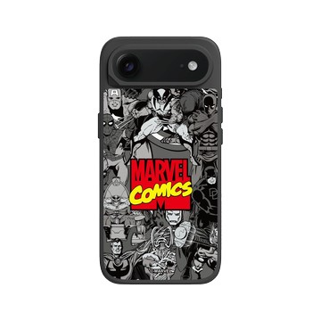 iPhone Air SolidX 黑 - 迪士尼-漫威 Marvel - 漫威英雄-漫畫標誌
