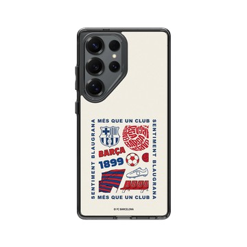 Galaxy S25 Ultra Clear 酷墨灰 - FC Barcelona - Barça Heritage Pack