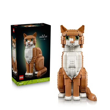 LEGO Ideas 21376 橘貓(動物玩具 玩偶 模型 收藏品 貓奴積木 益智 禮物 居家擺飾 送禮推薦)