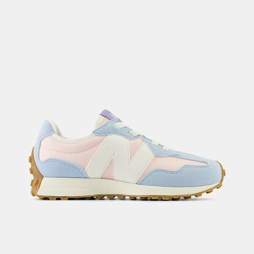 New Balance [PH327SK] 中大童 休閒鞋 經典 復古 W寬楦 NB 327 緩震 藍 粉