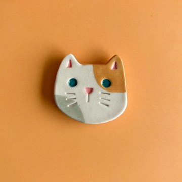 陶瓷貓磁鐵