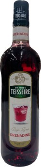 Teisseire 糖漿果露-紅石榴風味Grenadine 法國頂級天然糖漿 1000ml【良鎂咖啡精品館】