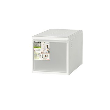 KEYWAY 《真心良品》 固得抽屜式整理箱(20L)1入組 面寬26.8cm  N20  Good收納箱 衣櫃收納 置物箱 台灣製