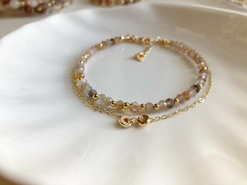 情人節生日結婚禮物比選仙氣配飾提升女性魅力彩月光雙鏈