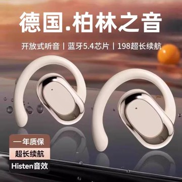 (免運)德國柏林之音新款無線藍牙耳機掛耳式骨傳導不入耳高音質超長續航