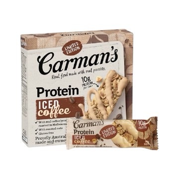 Carman's  康麥滋 冰拿鐵風味大豆蛋白棒【單入】 40g (CMS010)