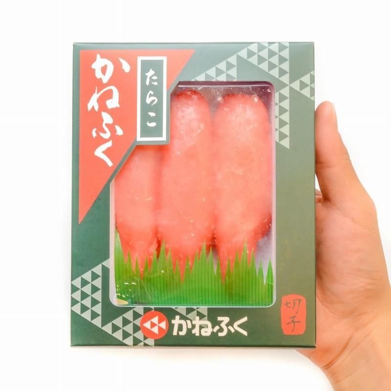 （訳あり）かねふくたらこ 140g×3箱 切れ子 化粧箱入り