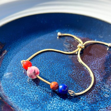 天然石材項鍊 | 紅玉 / 青金石 / 紅碧玉 / 紅瑪瑙 | 首飾禮品