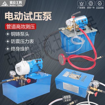 手提式電動試壓泵 DSY-60/25/100管道試壓泵 打壓泵 測試泵全銅頭【亞德機械五金家居】